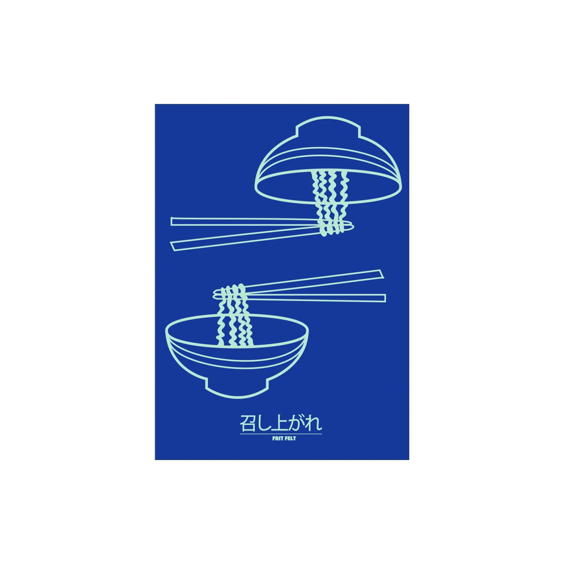 Ramen, blue