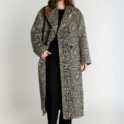 7801RDFKanza coat, black