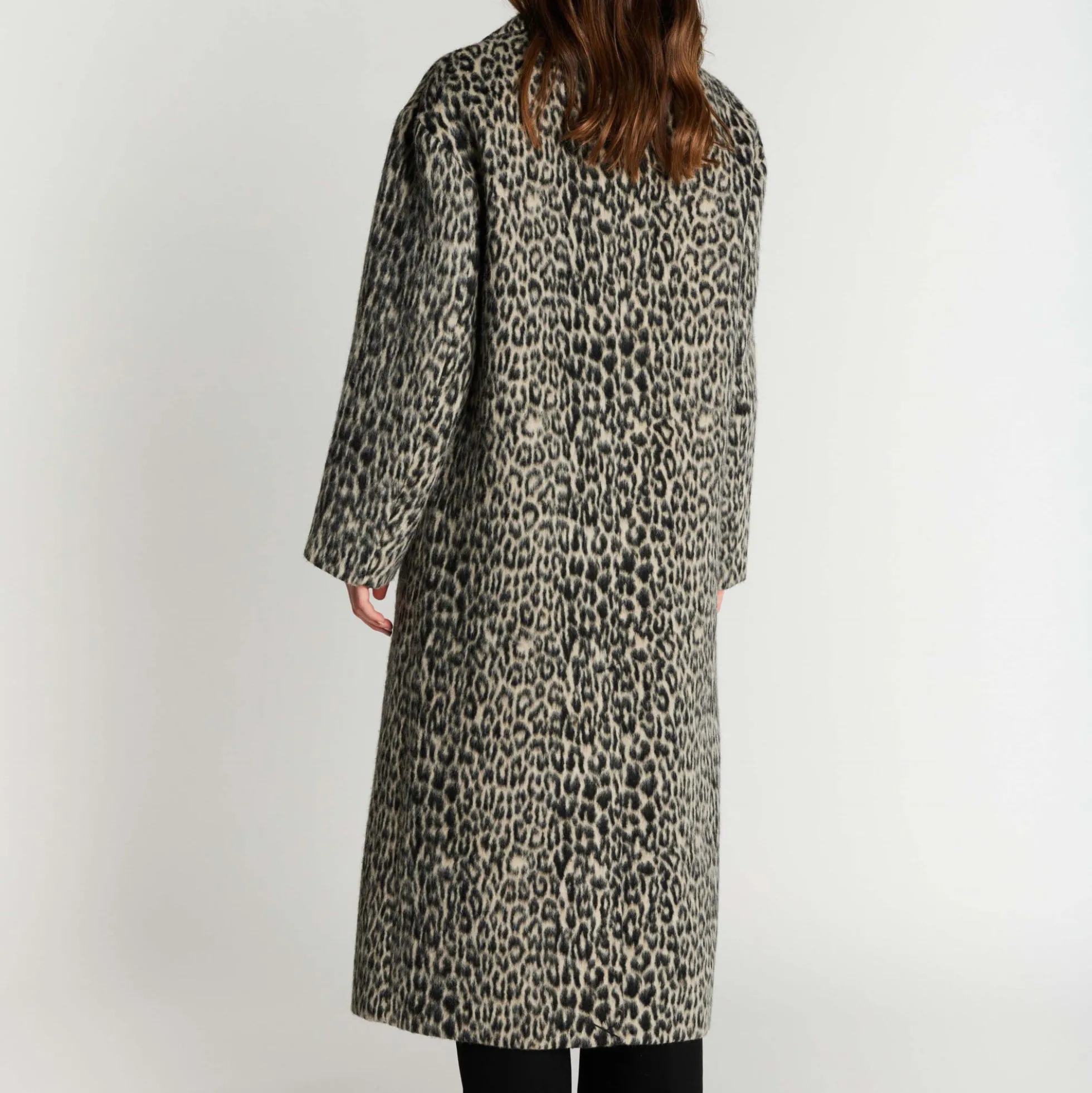 7801RDFKanza coat, black