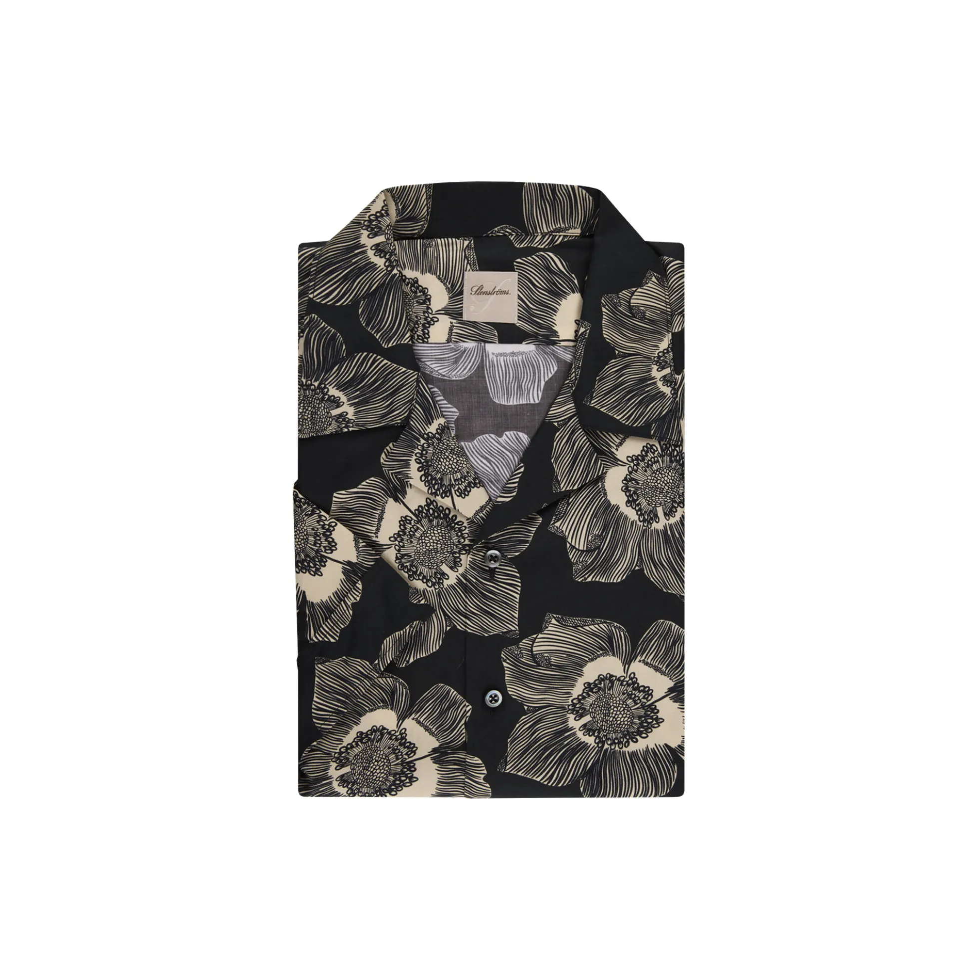 Regular C19 Boxy Short sleeve, black pattern