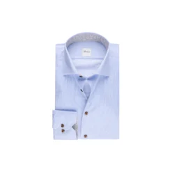 Regular C75 RM cuff Contrast, light blue stripe