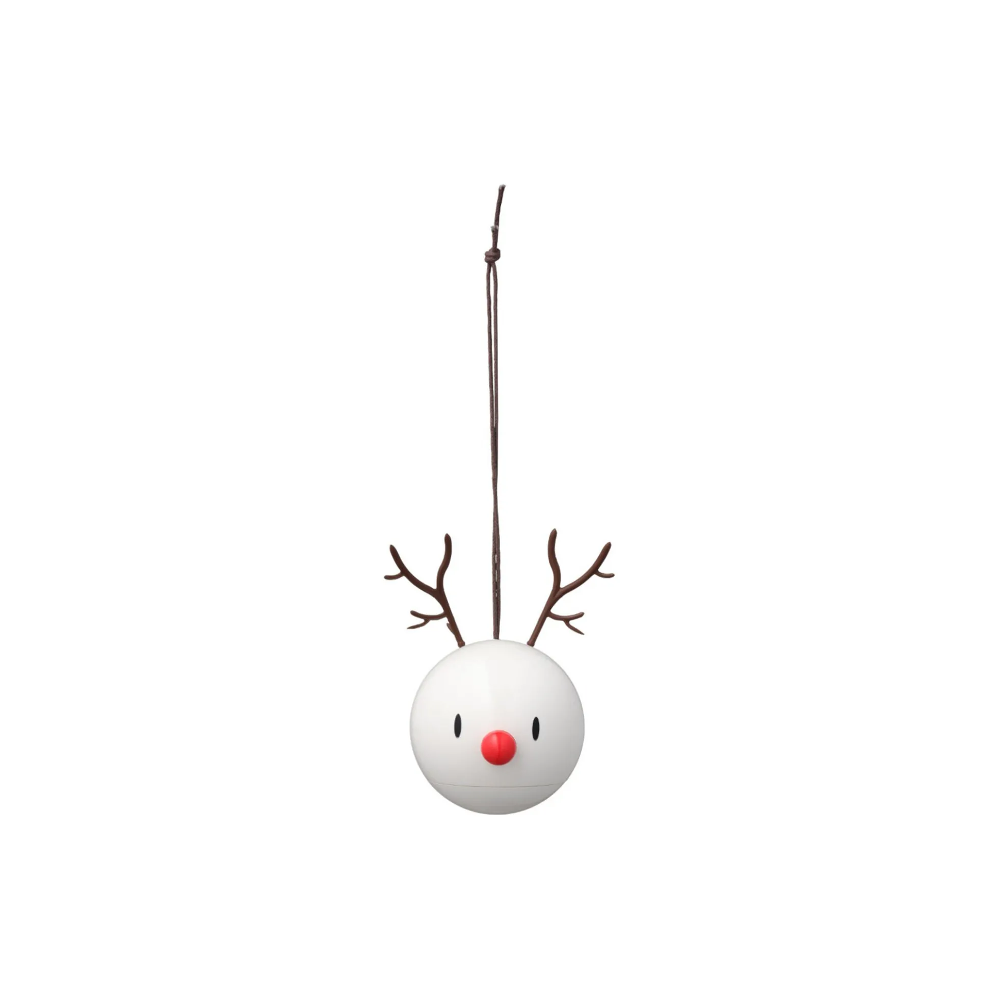 Reindeer Ornament 2 pcs, white