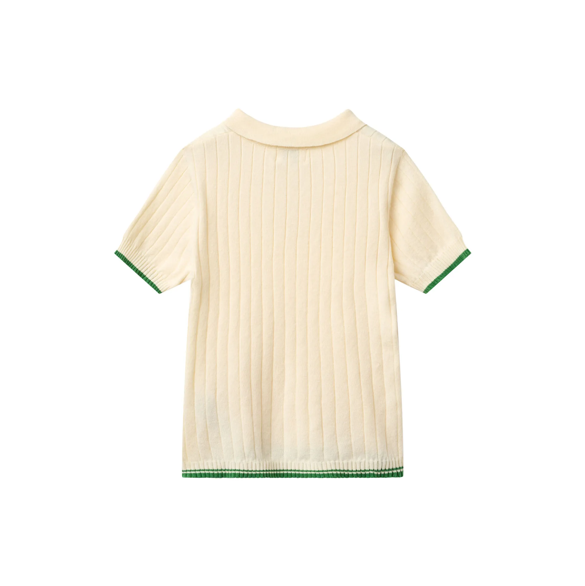 Rib Knitted Polo