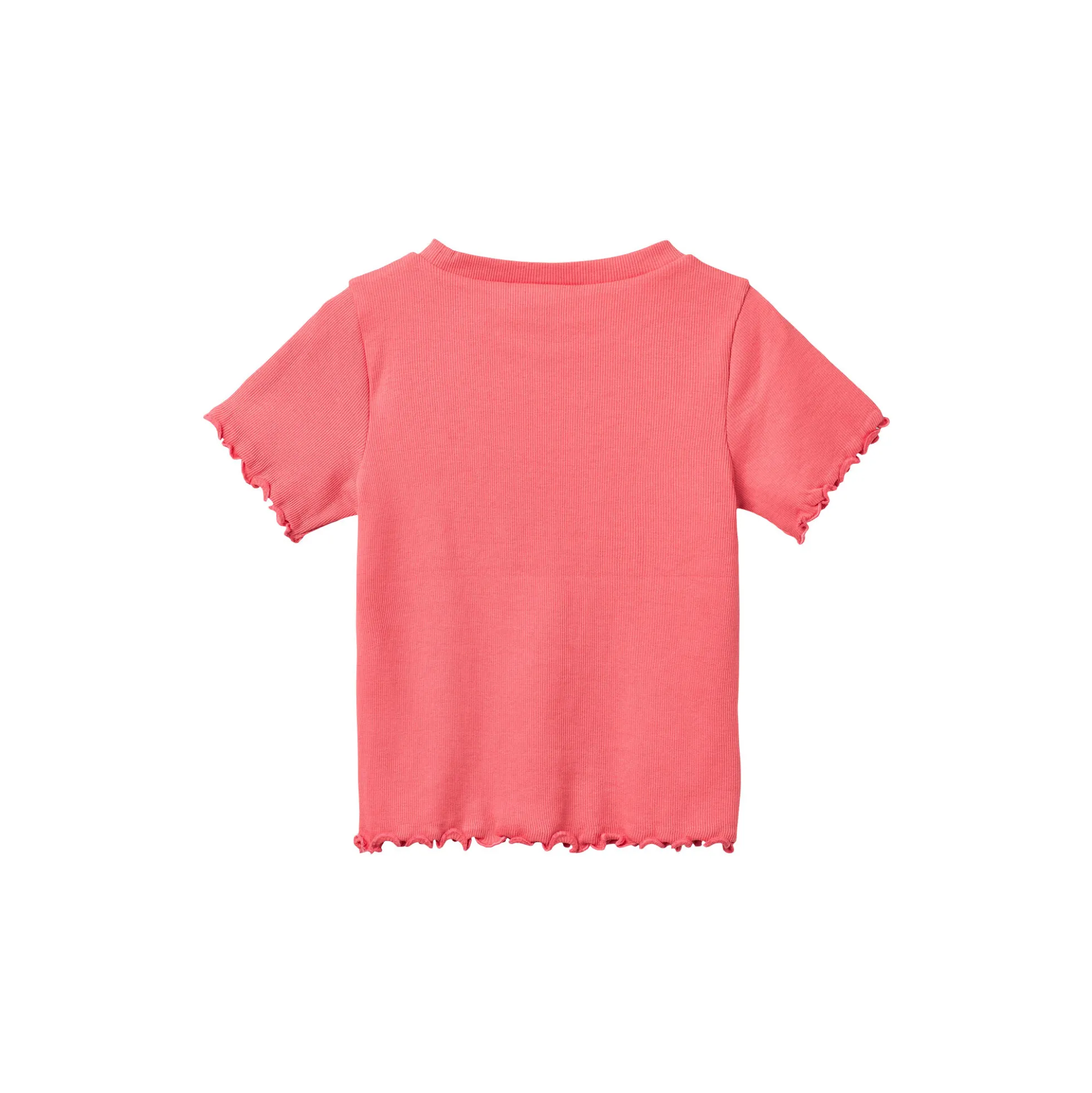 Rib T-shirt S/S Alicia, watermelon