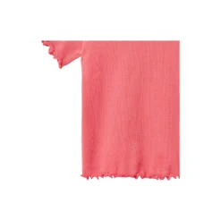 Rib T-shirt S/S Alicia, watermelon