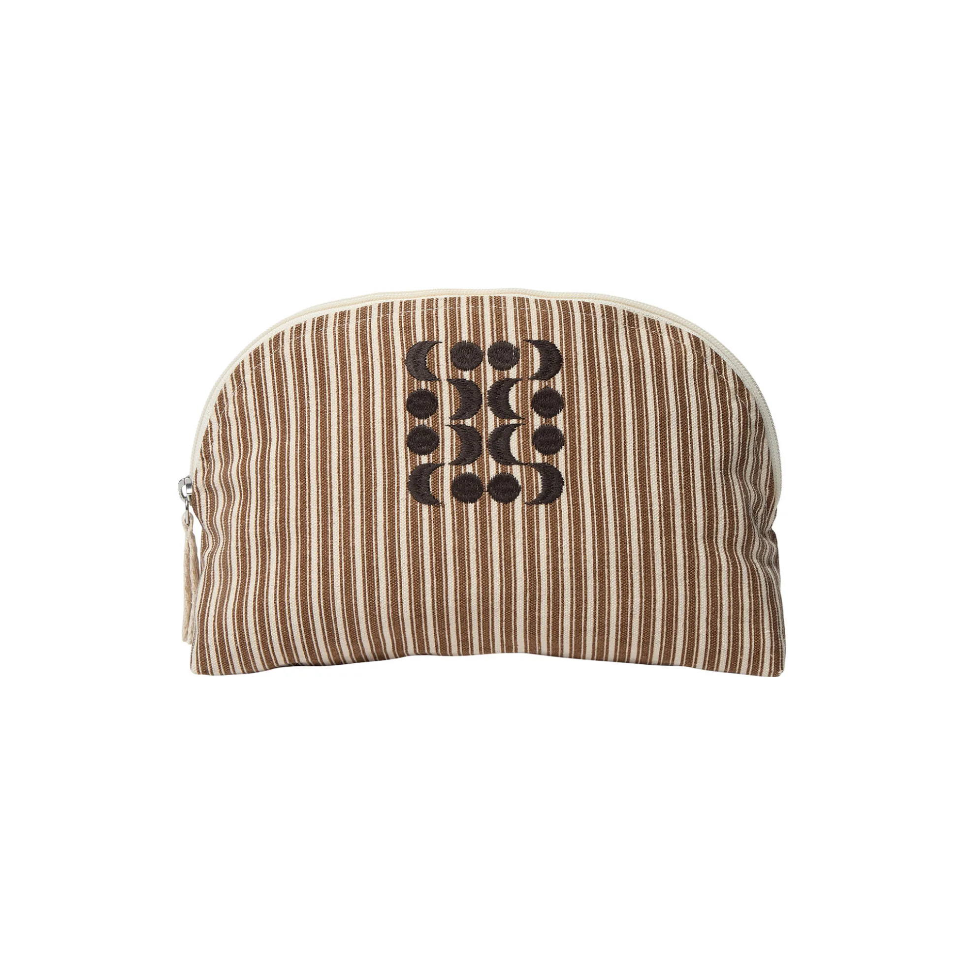 RILEYSW TOILETBAG, brown striped