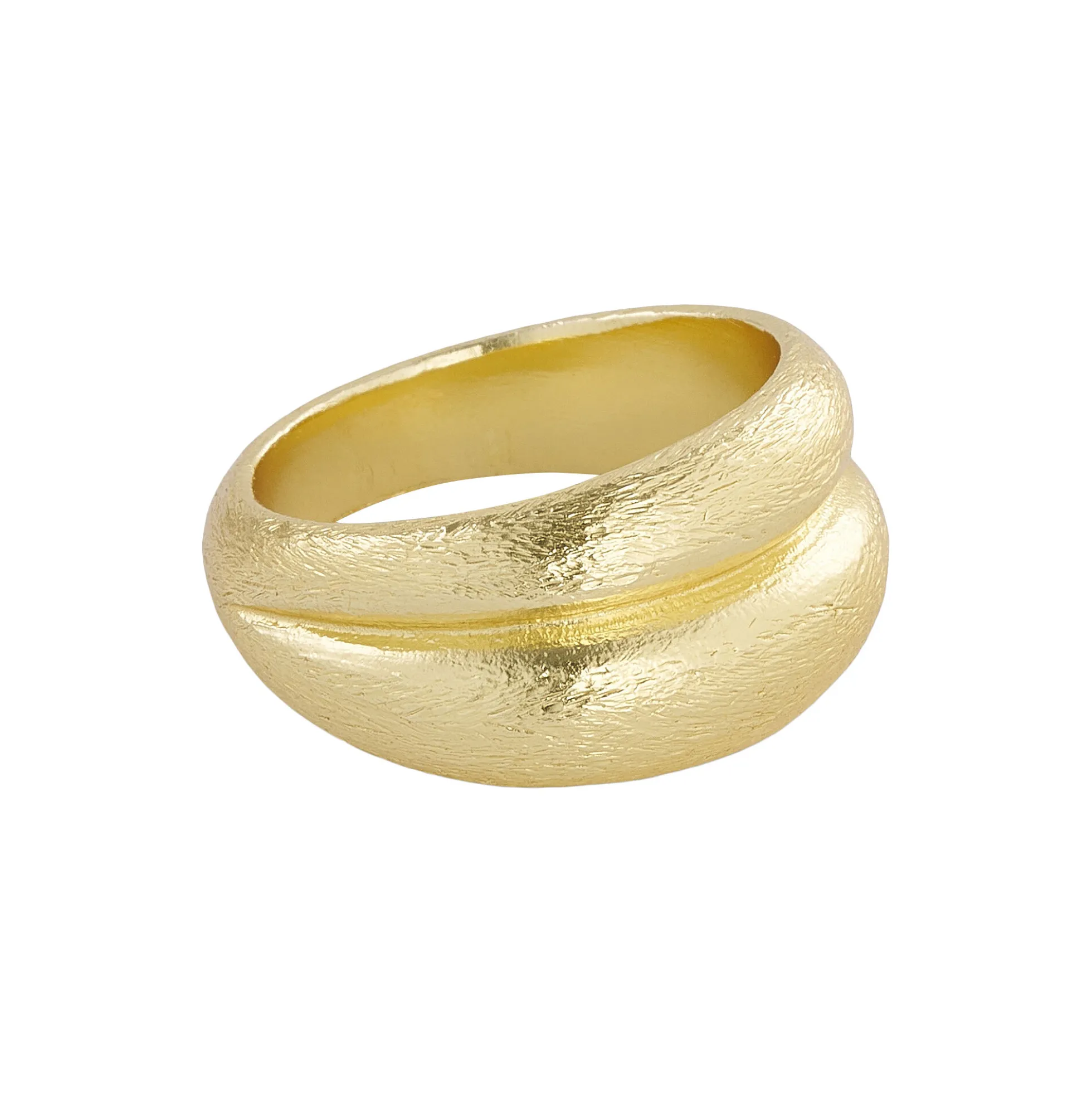 Ring, guldbelagt