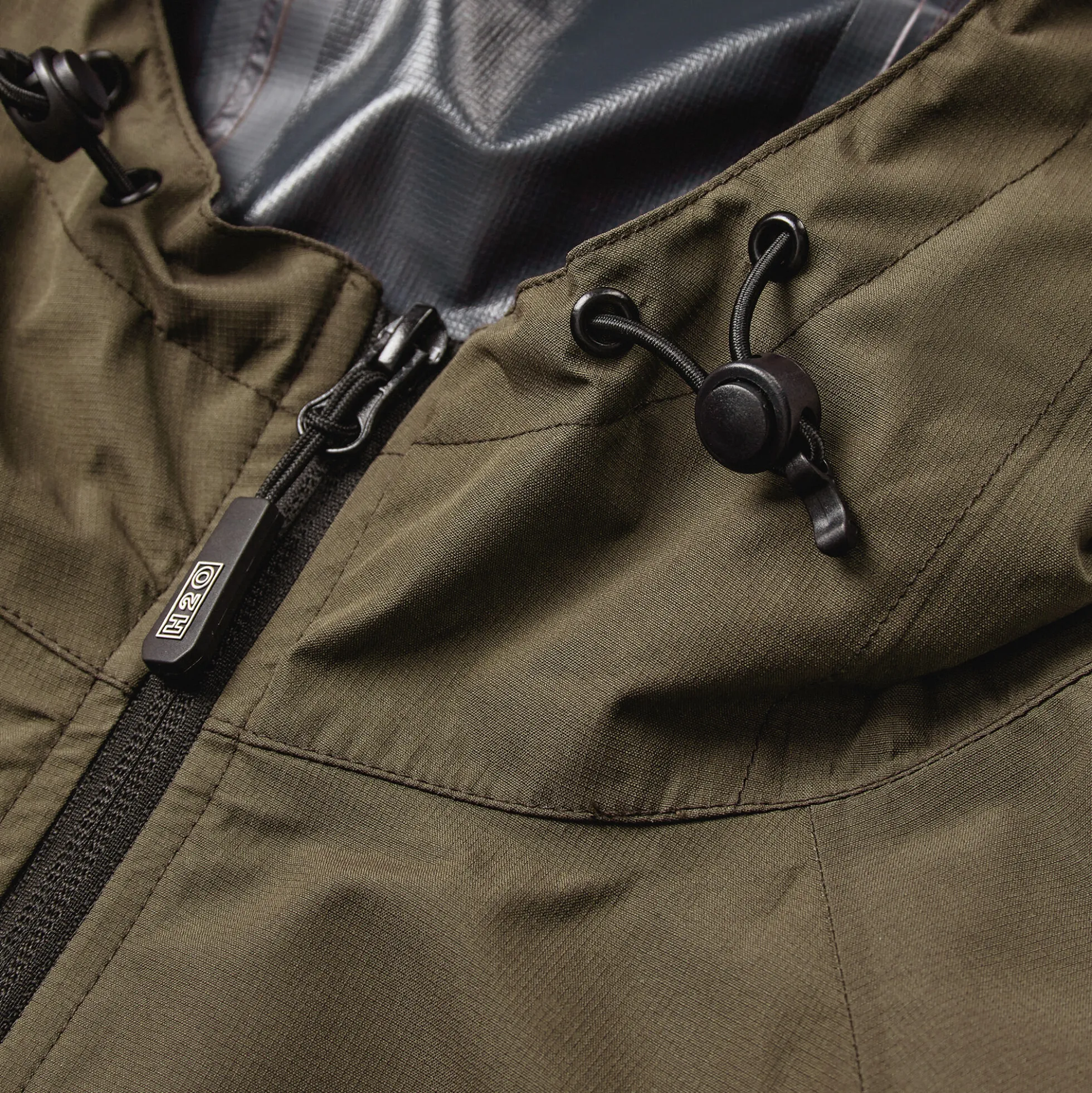 Rømø LW Rain Jacket Packable, dusty oak