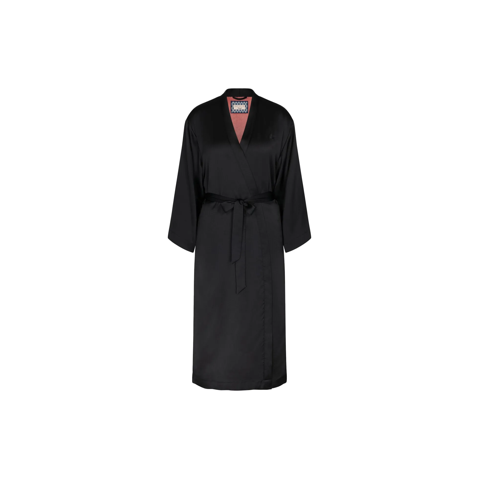 Robes Satin Robe 01, black