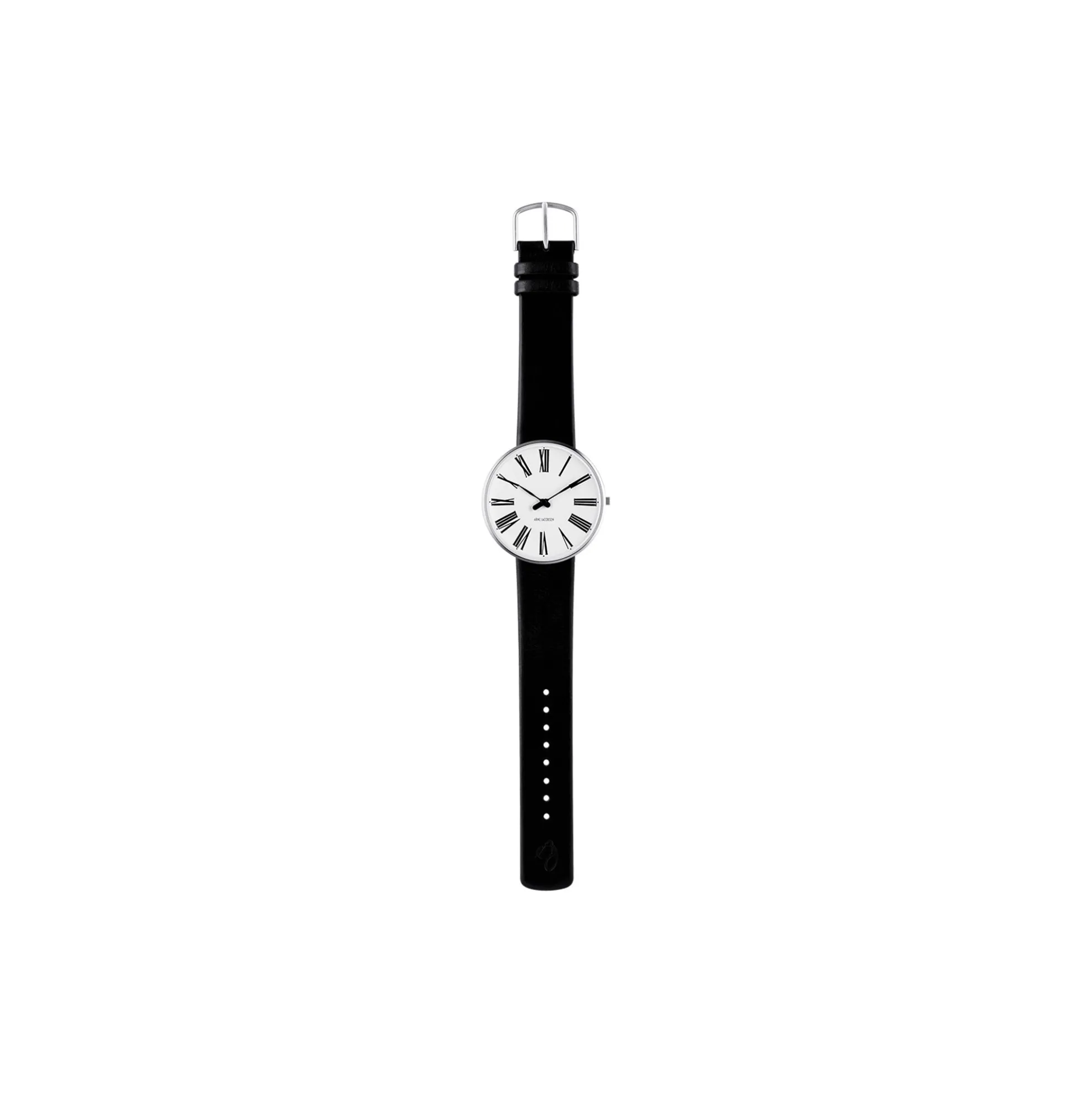 Roman armbåndsur, white/steel/black