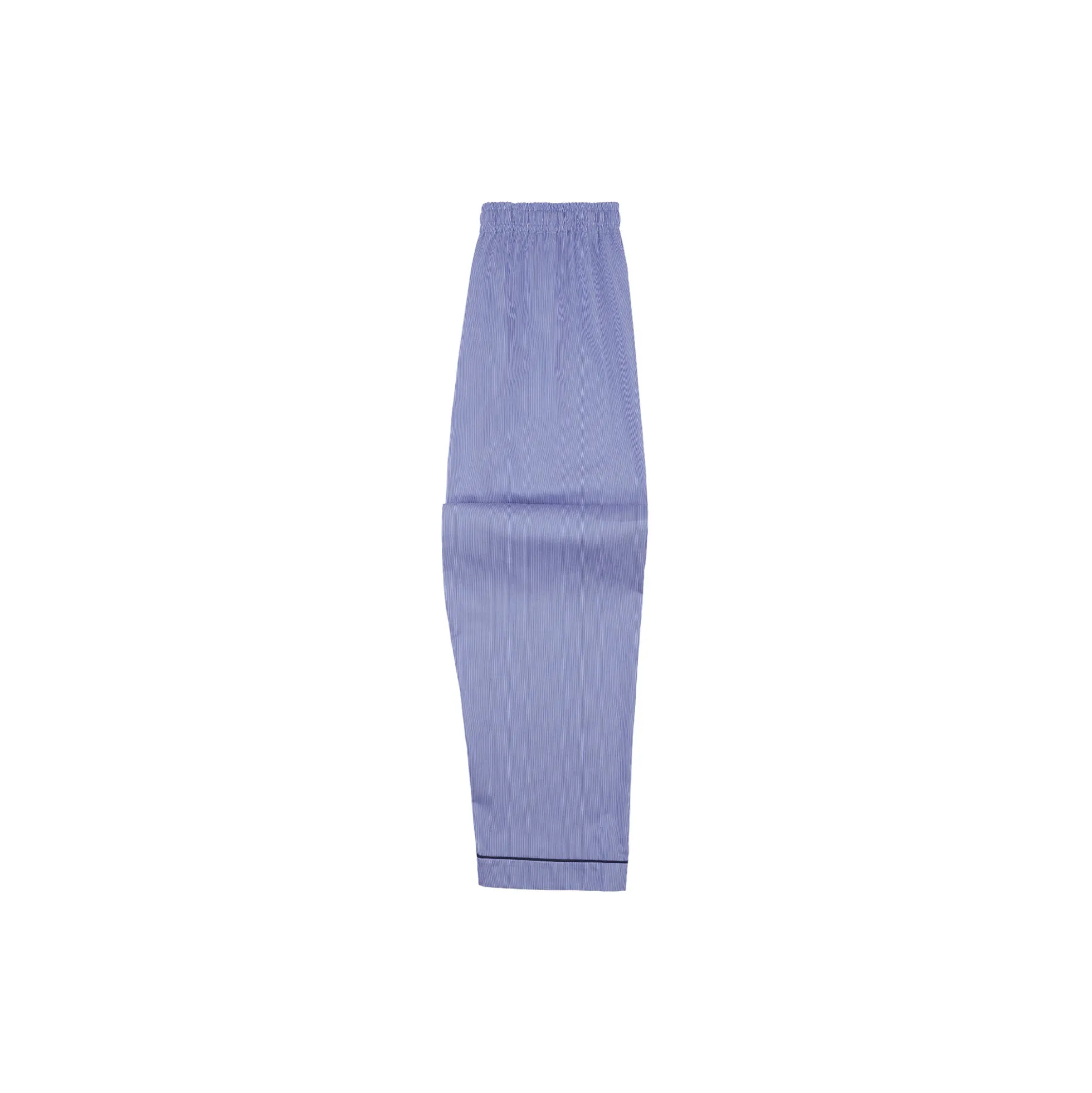 Rome Pyjamas, light blue/navy piping