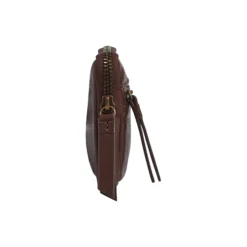 RoryMBG Coin Purse Soft Vintage, chocolate brown w/br. gold