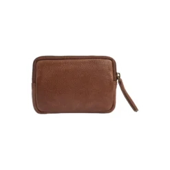 RoryMBG Coin Purse, Soft Vint., cognac w/br. gold
