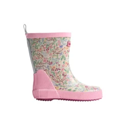 Rubber Boot Welly, cool sky flowers