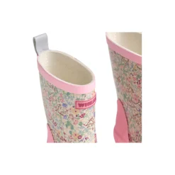 Rubber Boot Welly, cool sky flowers