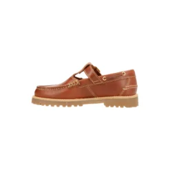 RUDDER T T-strap shoes, brandy