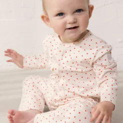 Ruka Romper, happy hearts