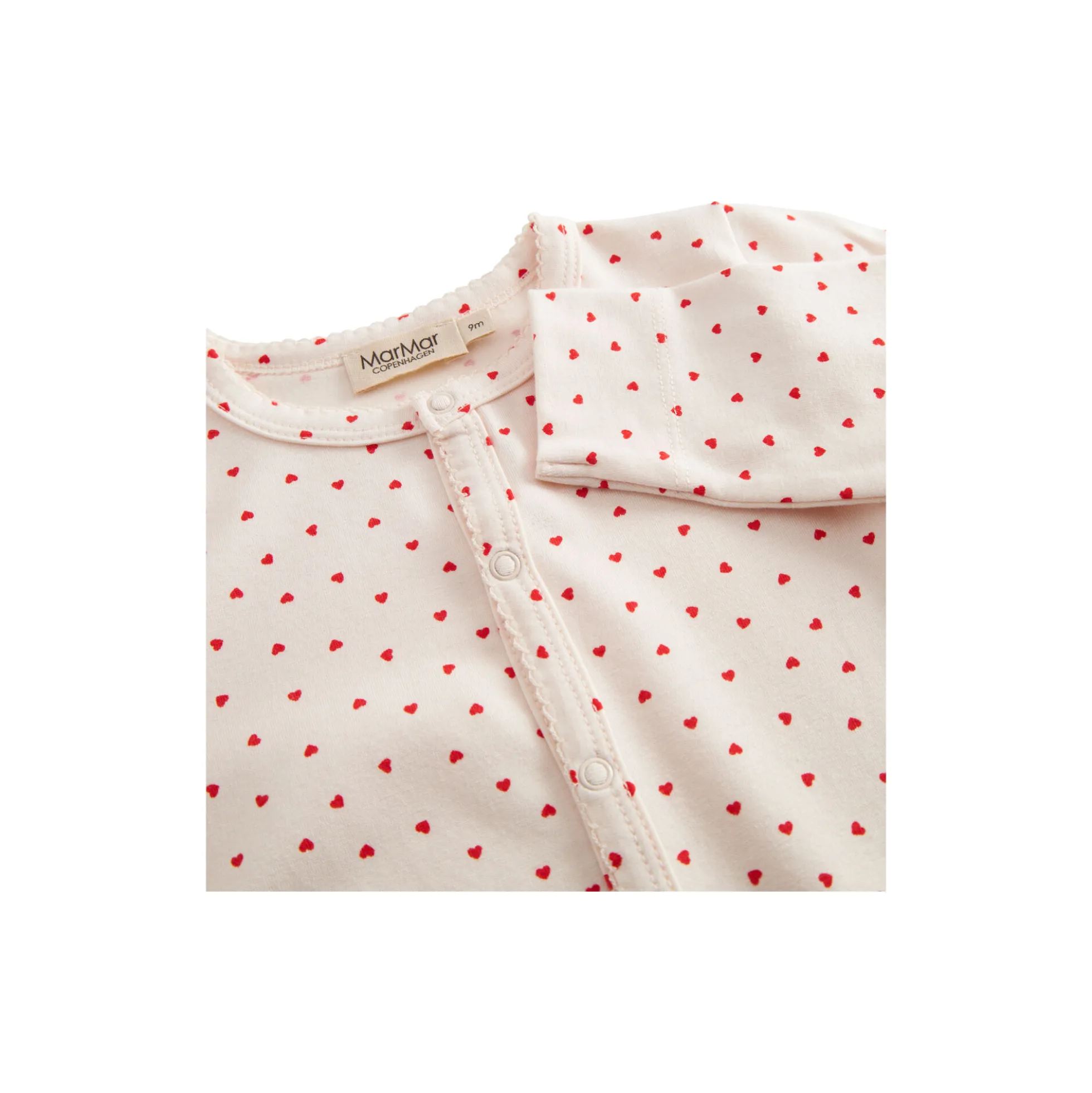 Ruka Romper, happy hearts