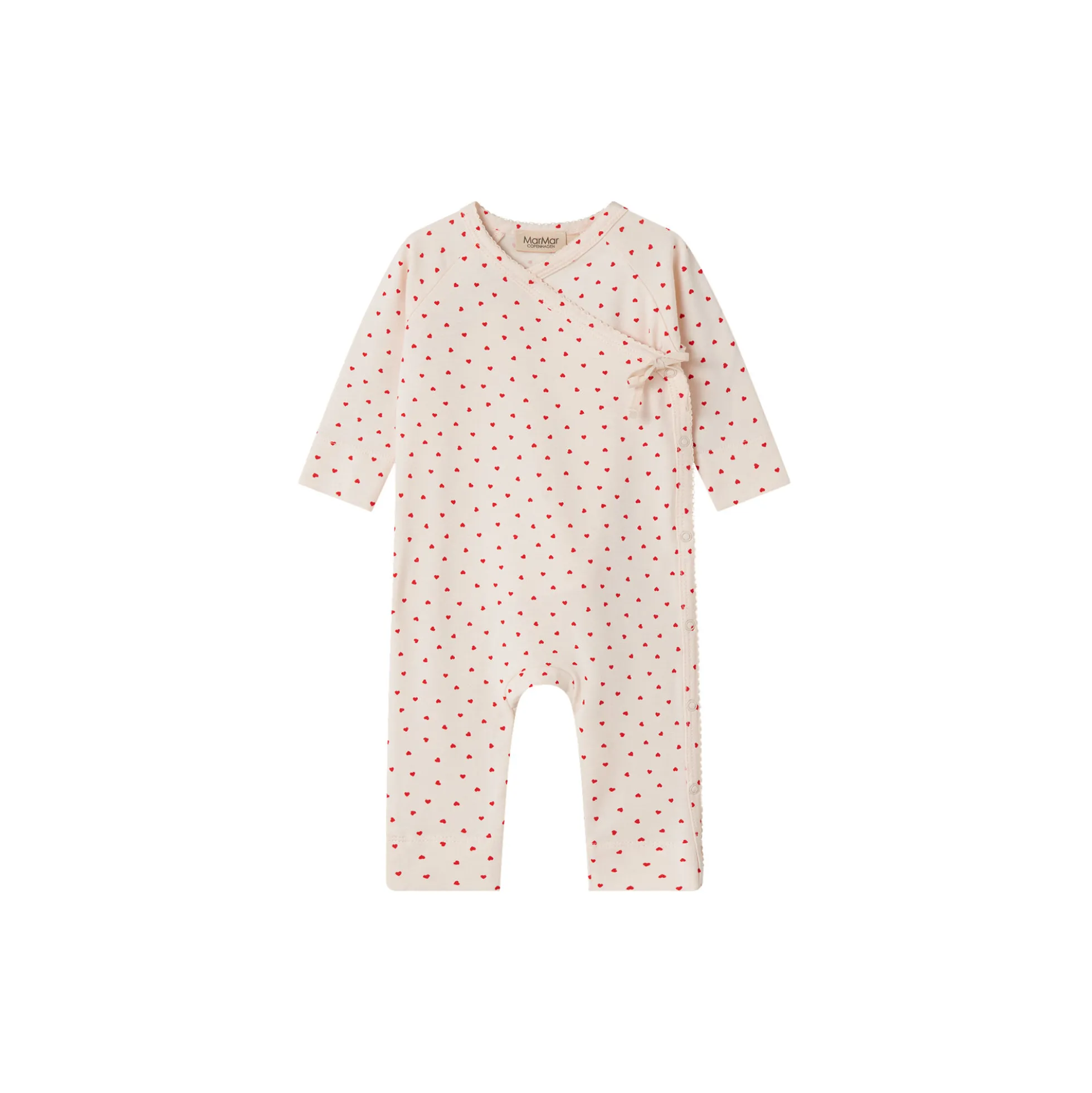 Rula Romper, happy hearts