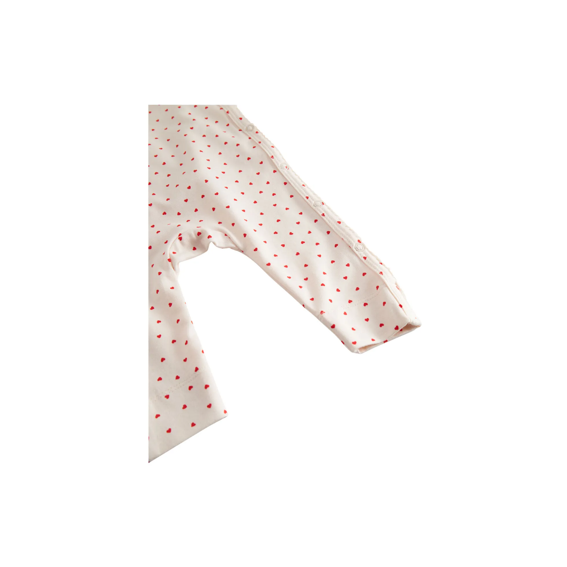 Rula Romper, happy hearts