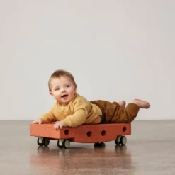 Rullebræt, burnt orange/dusty green