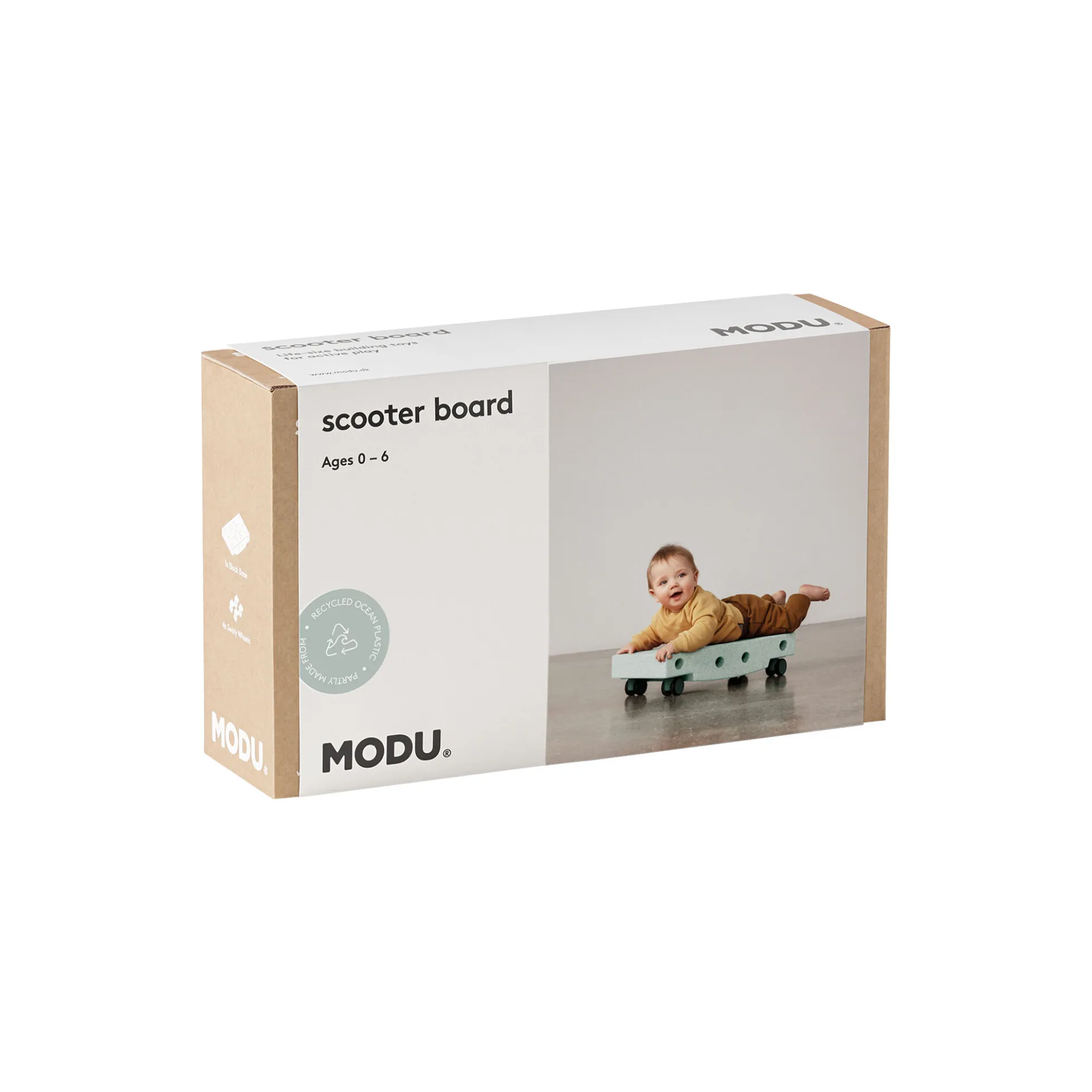 Rullebræt, ocean mint/forest green