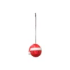 Santa Ornament 2 pcs, red