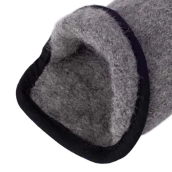 Sasha strikhandske, light grey melange