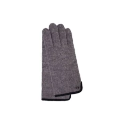Sasha strikhandske, light grey melange