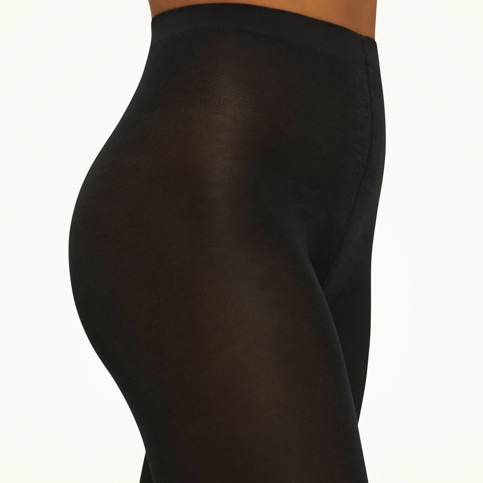Satin Opaque 50 Tights, black