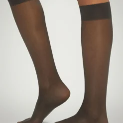 Satin Touch 20 Knee-Highs, nearly black