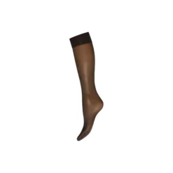 Satin Touch 20 Knee-Highs, nearly black