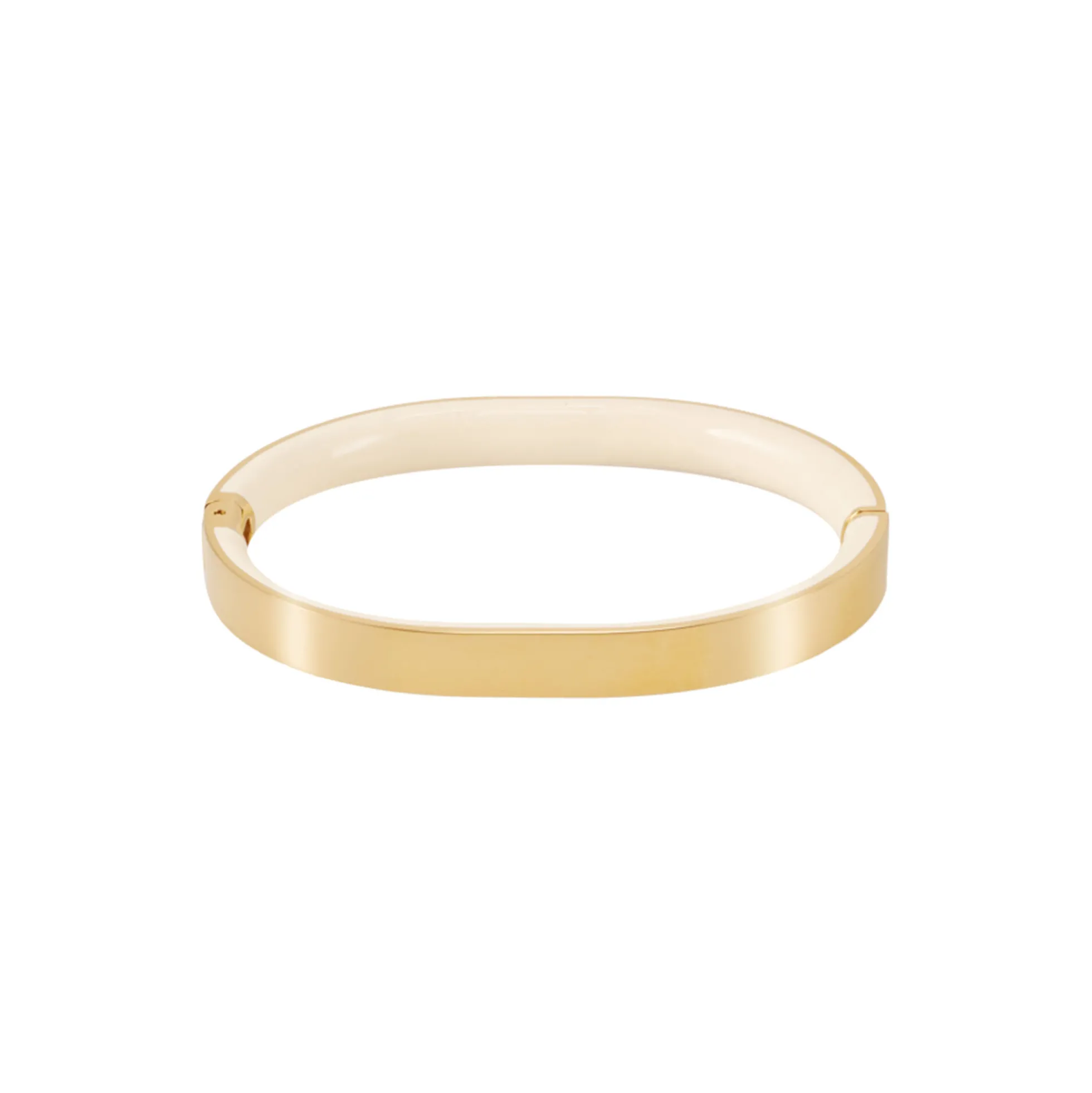 SATURNE claps bracelet, gold/enamel