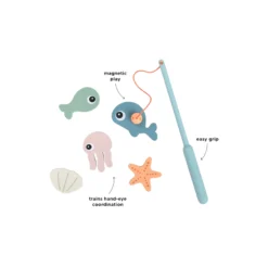 Sea Friends bade- og fiskelegetøj, colour mix
