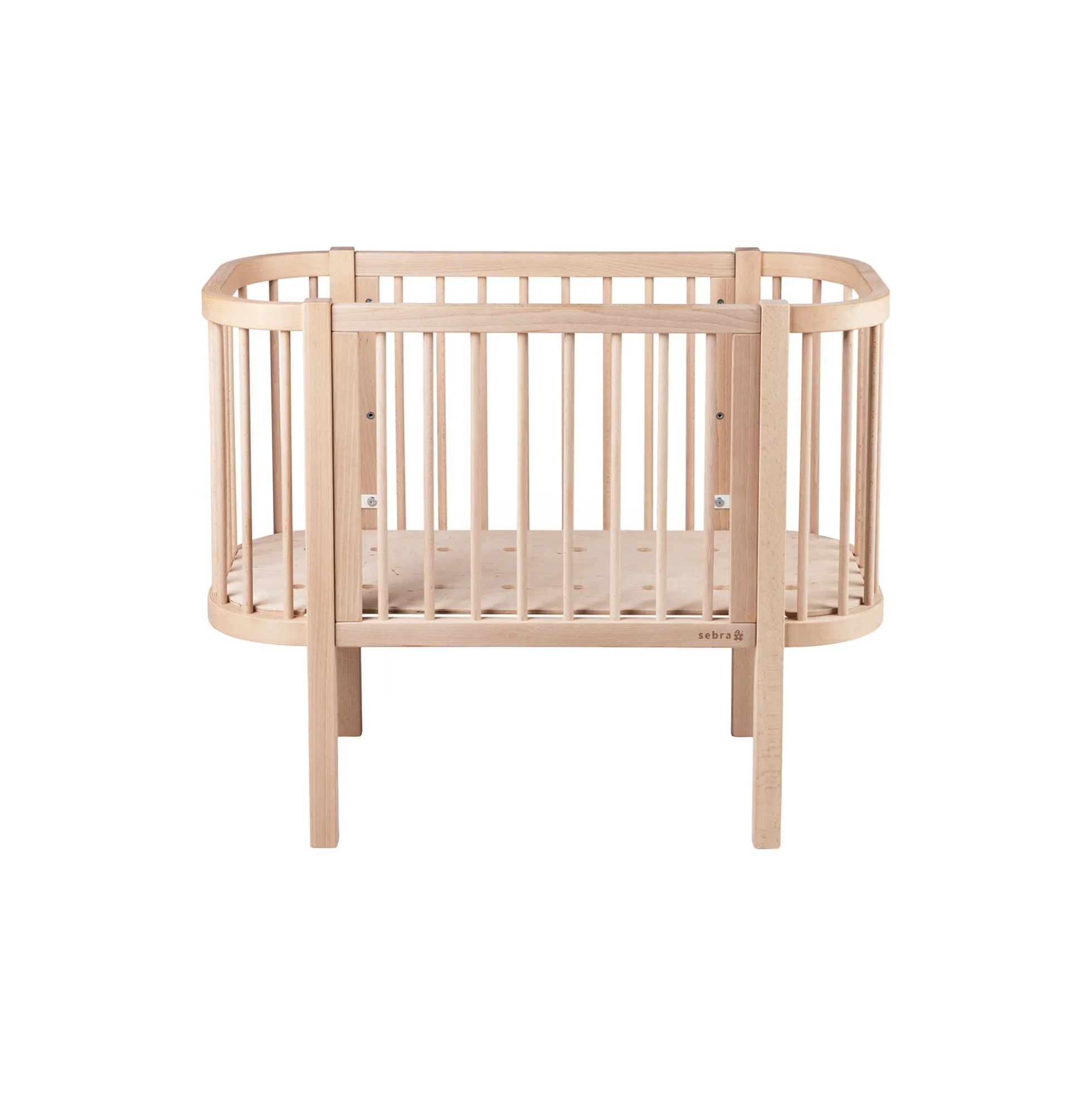 Sebra Bedside Crib, wooden edition