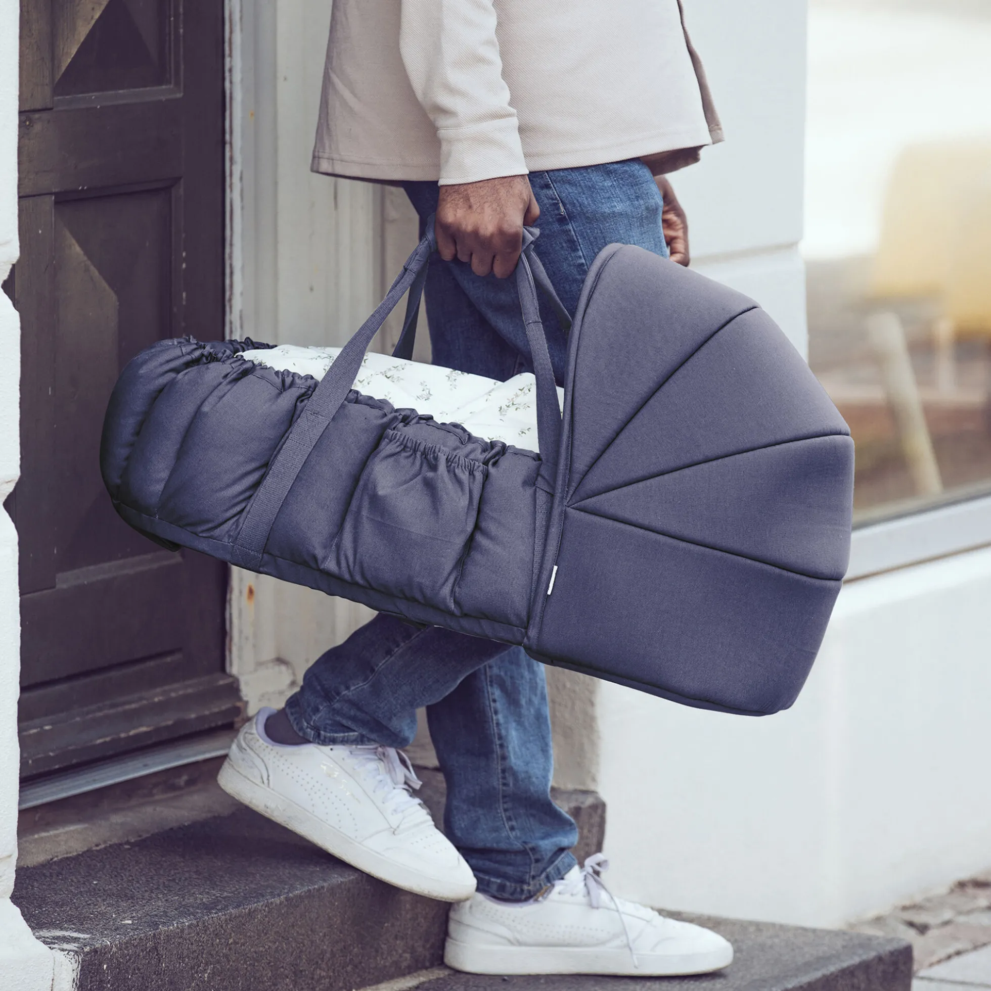 Sebra 3-i-1 Babynest, blue