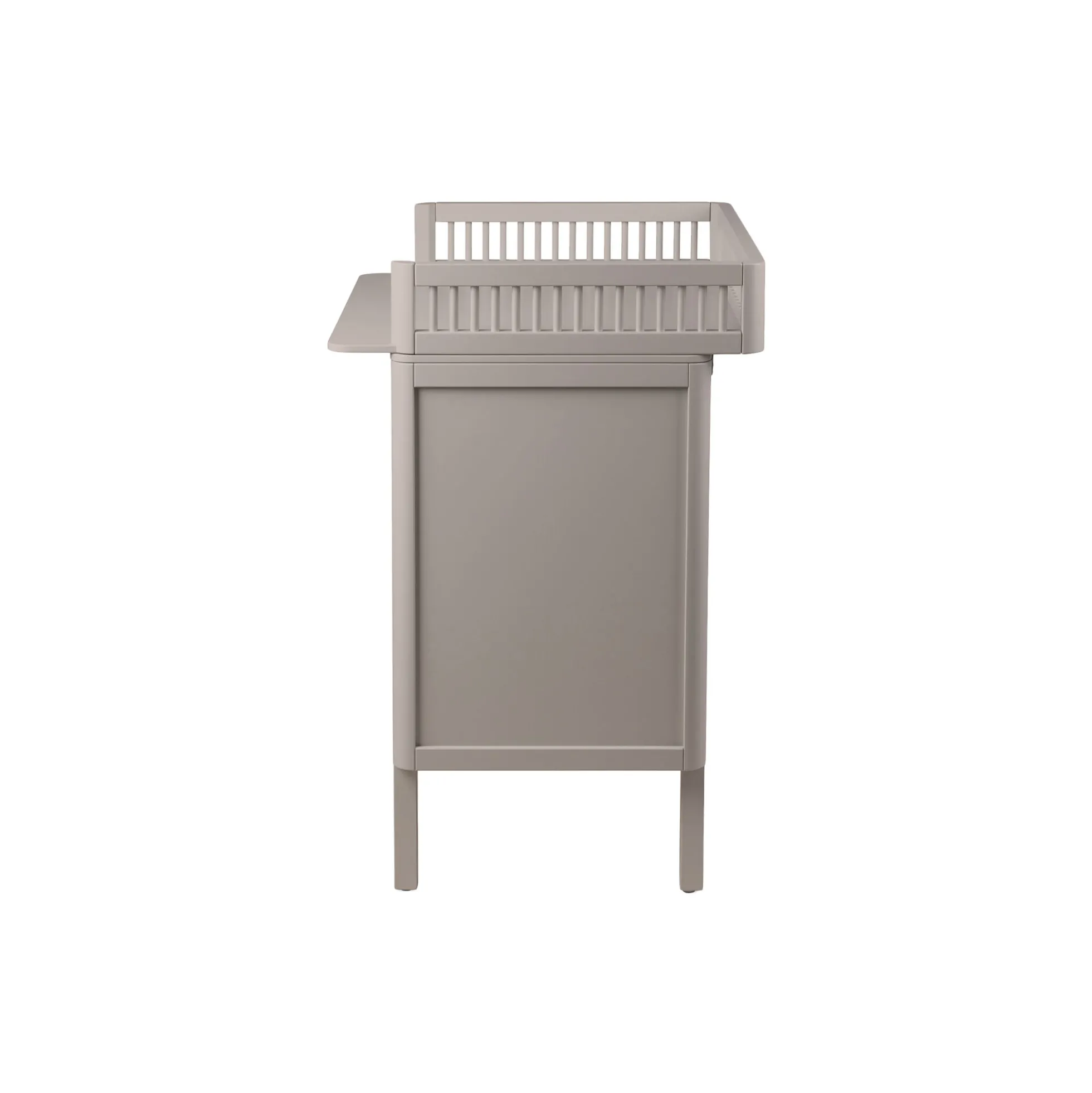 Sebra puslebordet med skuffer, jetty beige