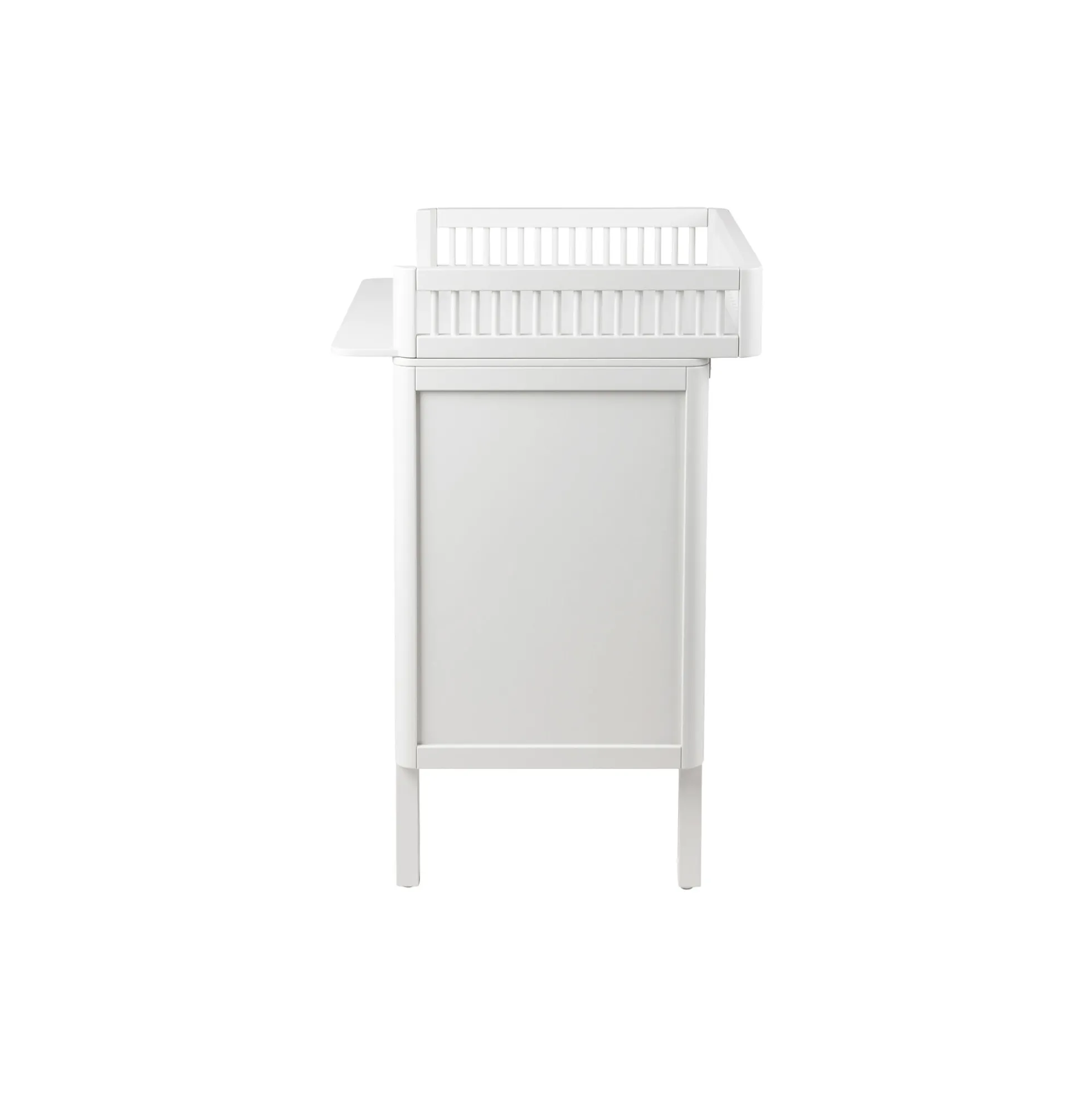 Sebra puslebordet med skuffer, classic white