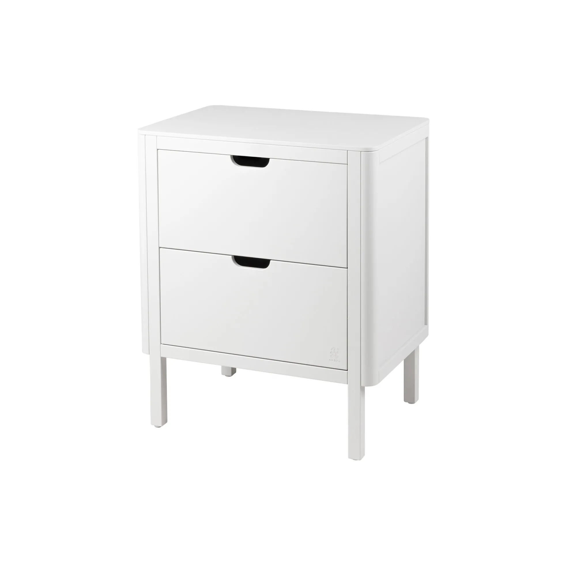 Sebra puslebordet med skuffer, classic white