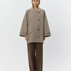 SelinaSW Oversize Check Jacket, check
