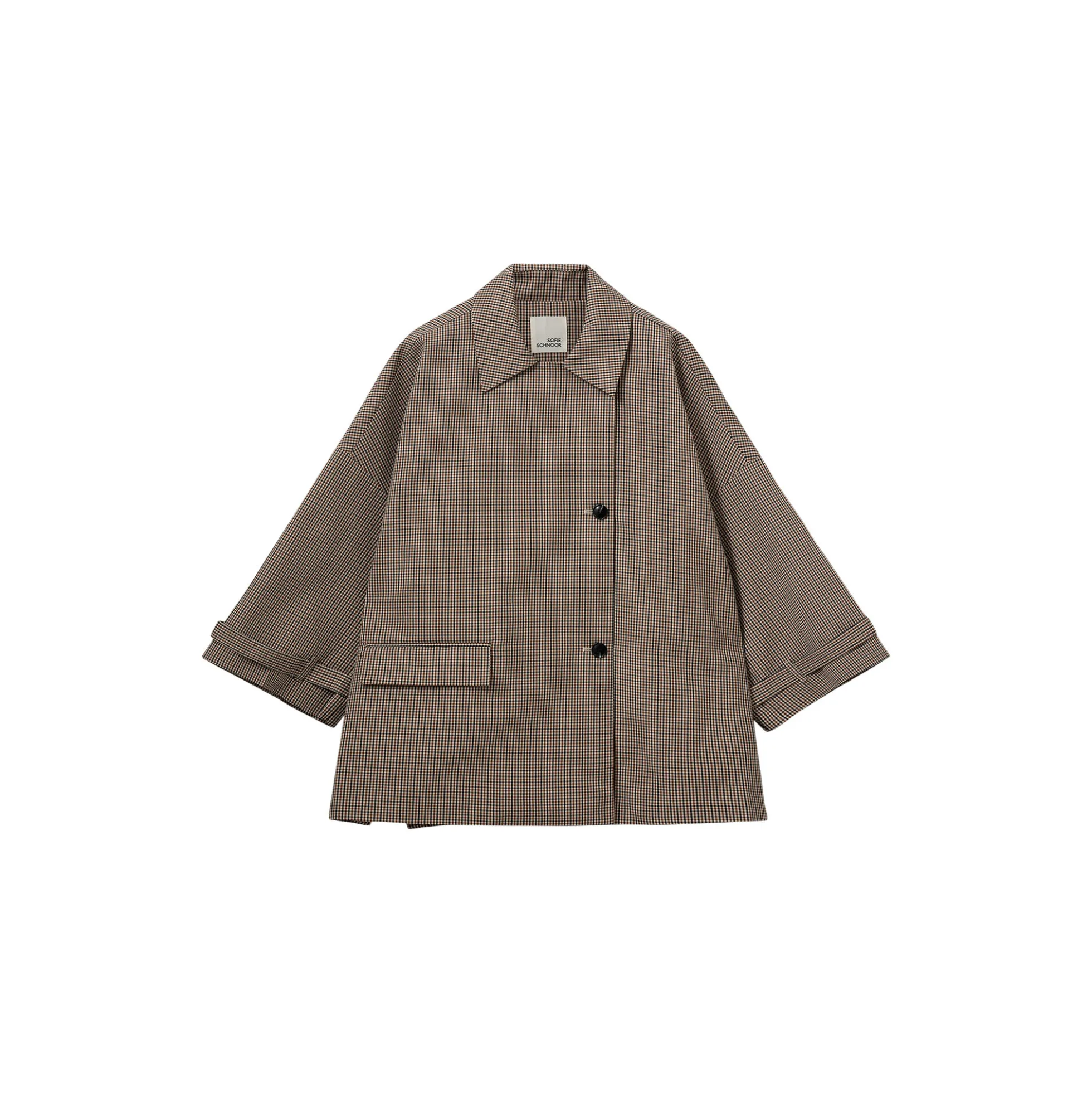 SelinaSW Oversize Check Jacket, check
