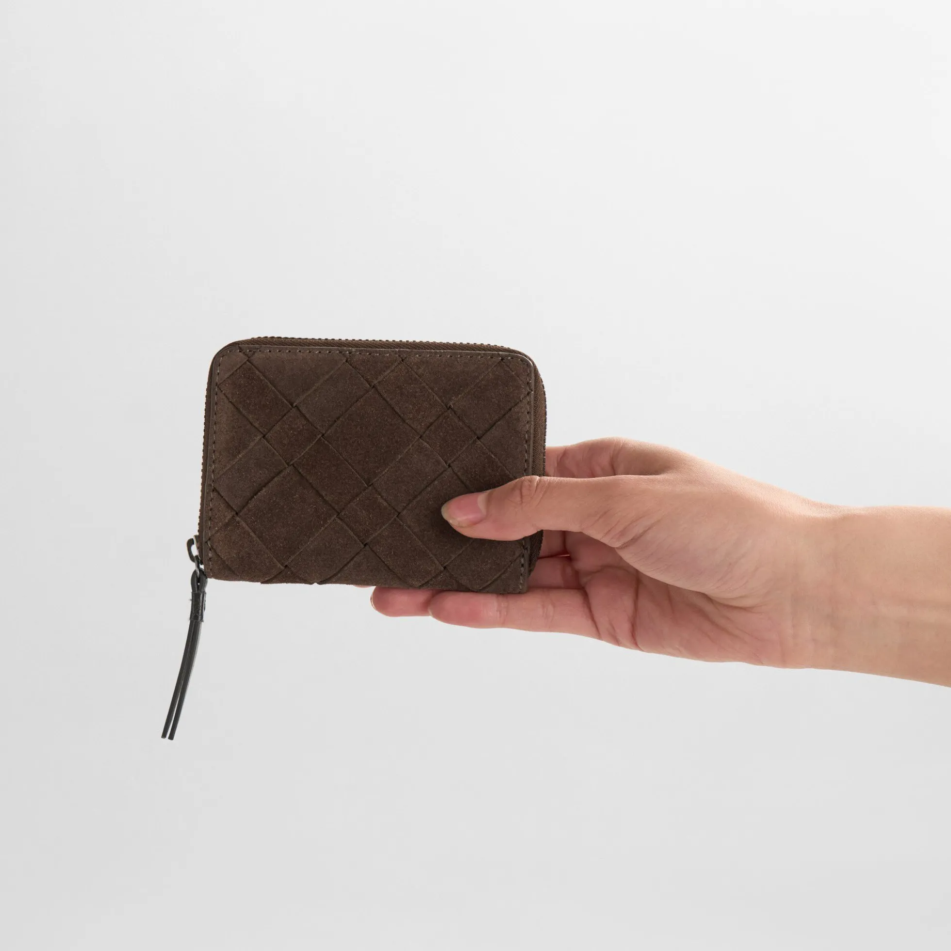 SelmaMBG Wallet Suede Wea., dark brown