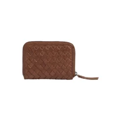 SelmaMBG Wallet Weave, cognac
