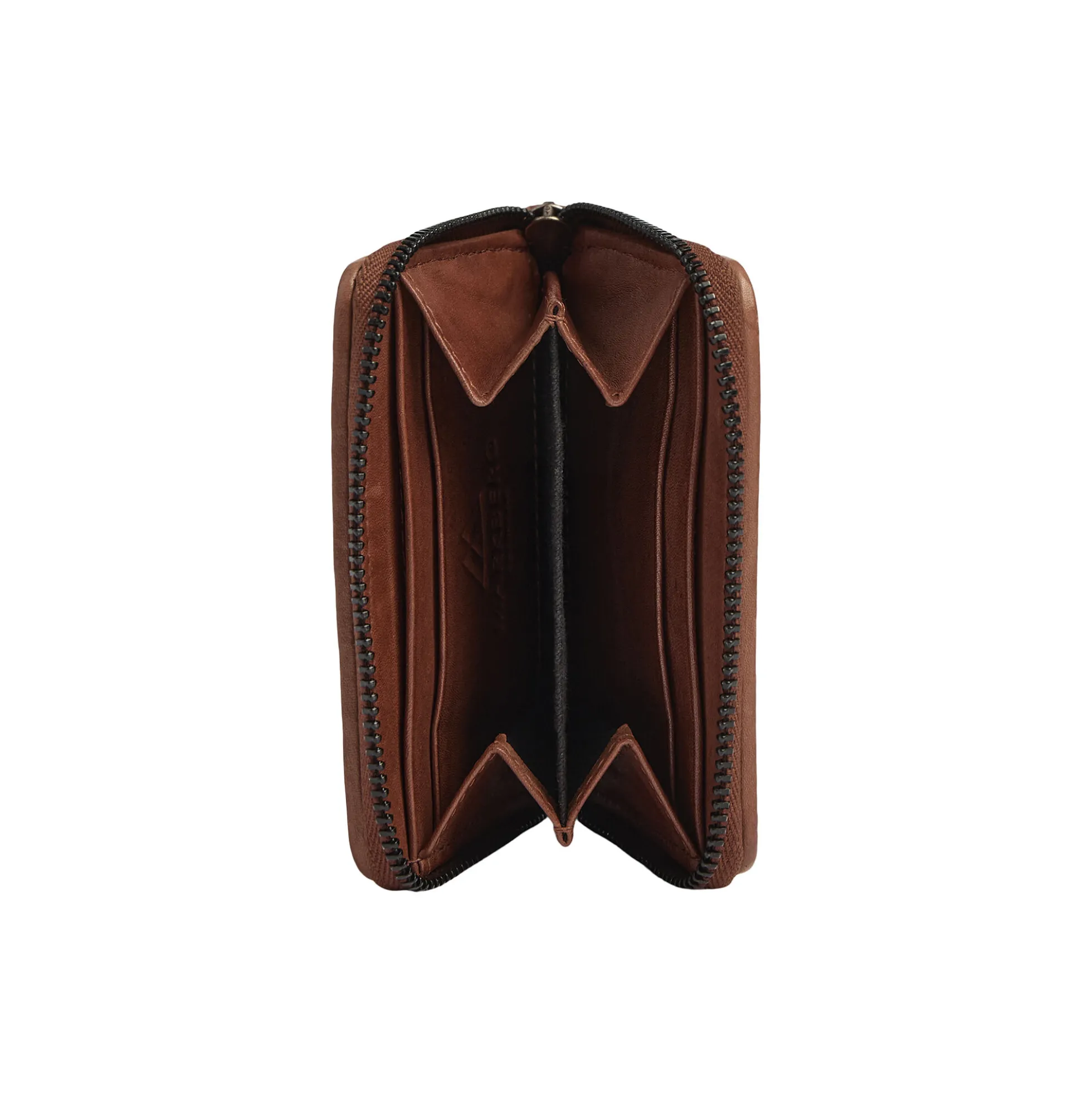 SelmaMBG Wallet Weave, cognac