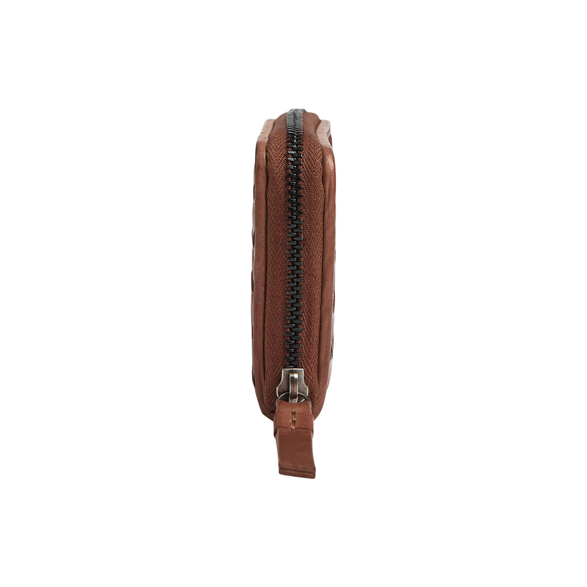 SelmaMBG Wallet Weave, cognac