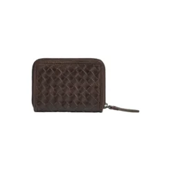 SelmaMBG Wallet Weave, dark brown