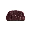 Sequin Clutch Bag, burgundy