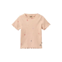 Set T-shirt S/S & Pants Alicia, rose flowers