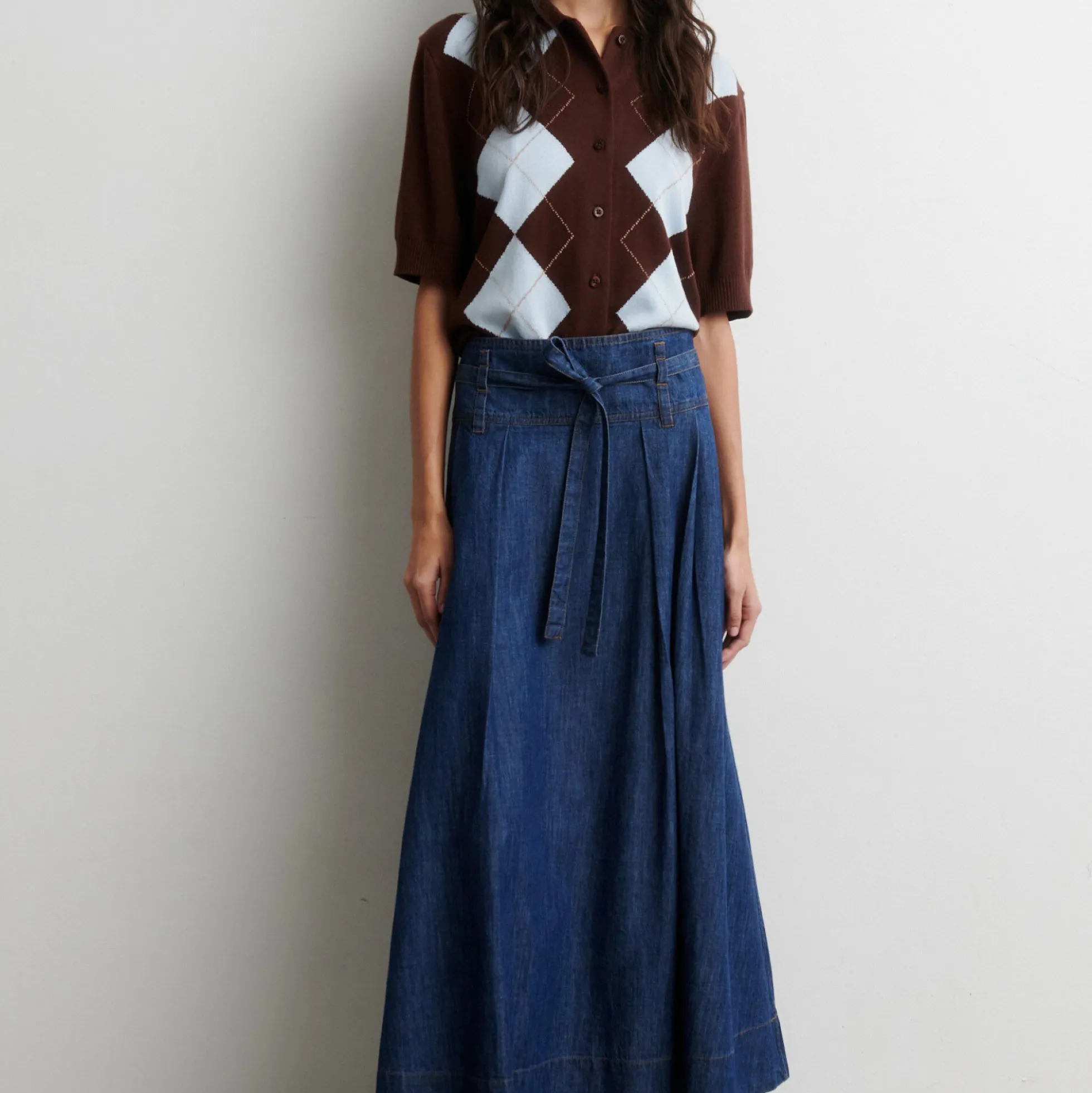 Shailene Knit Cardigan, demitasse