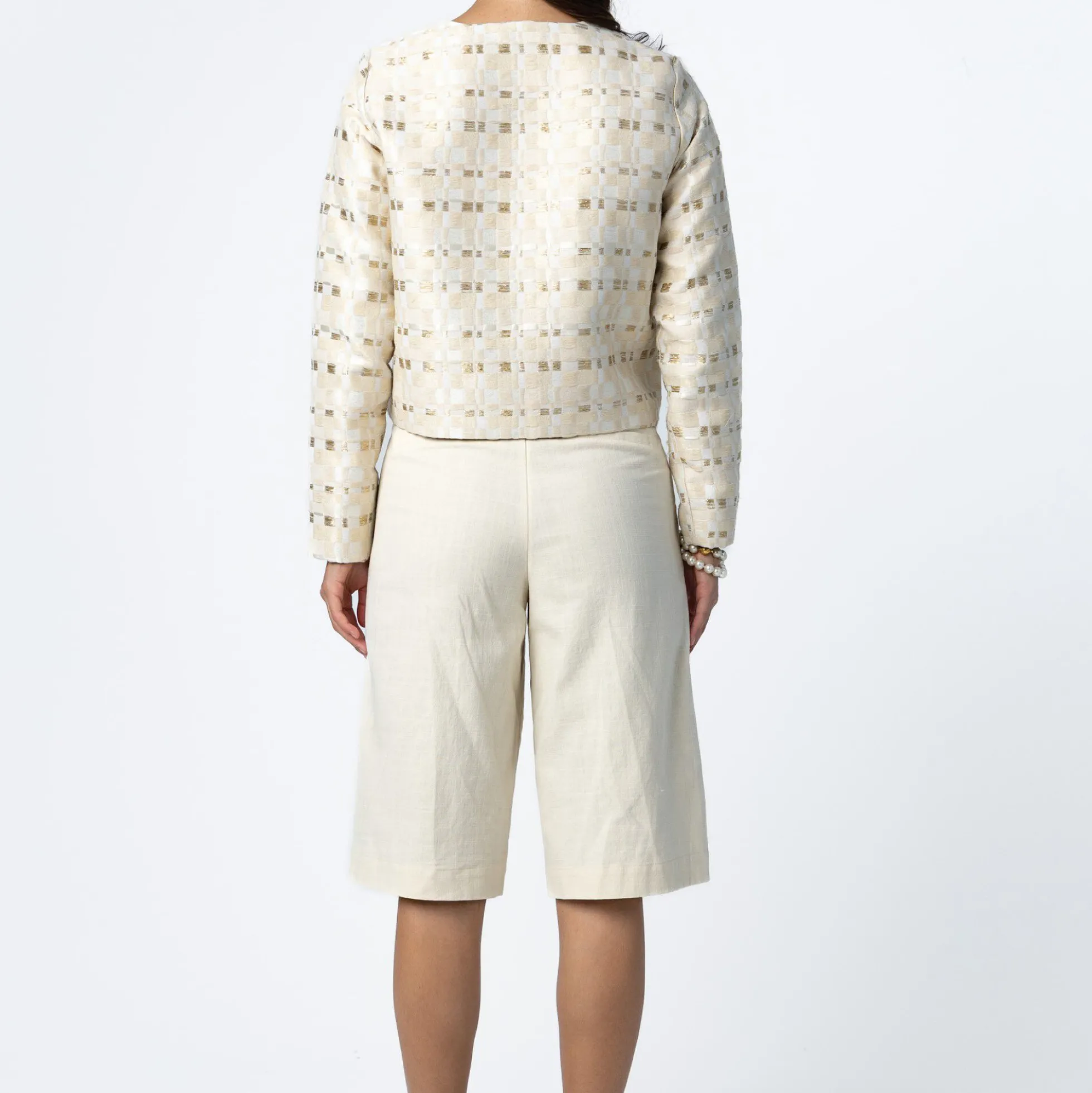 Shimmer jacquard jacket, shimmer jaquard